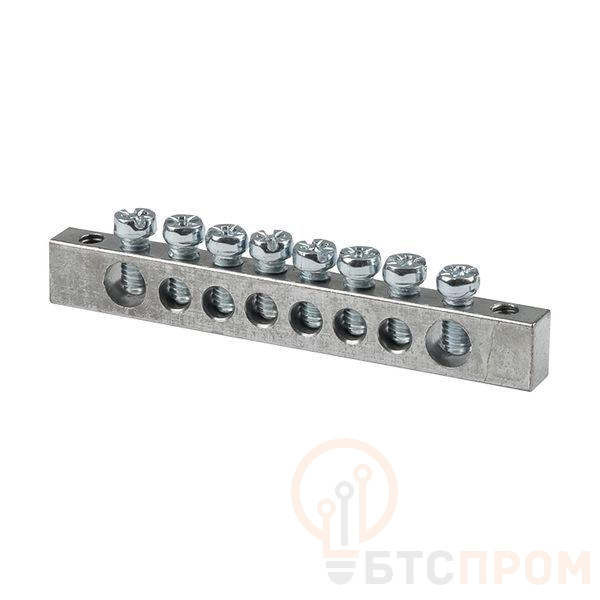 Шина PEN "ноль-землядюйма 6x9 8 отвер. цинк крепеж по краям EKF sn1-63-08-k фото в каталоге от BTSprom.by  Шина PEN "ноль-землядюйма 6x9 8 отвер. цинк крепеж по краям EKF sn1-63-08-k фото в каталоге от BTSprom.by