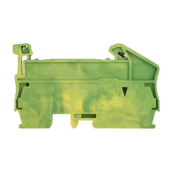  Колодка клеммная ST-2.5 3 вывода земля пружинная EKF plc-jxb-st-2.5-3-pen фото в каталоге от BTSprom.by