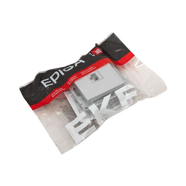  Розетка телефонная 1-м СП Эпика RJ11 механизм алюм. EKF UP1-SOA-RJ11 фото в каталоге от BTSprom.by