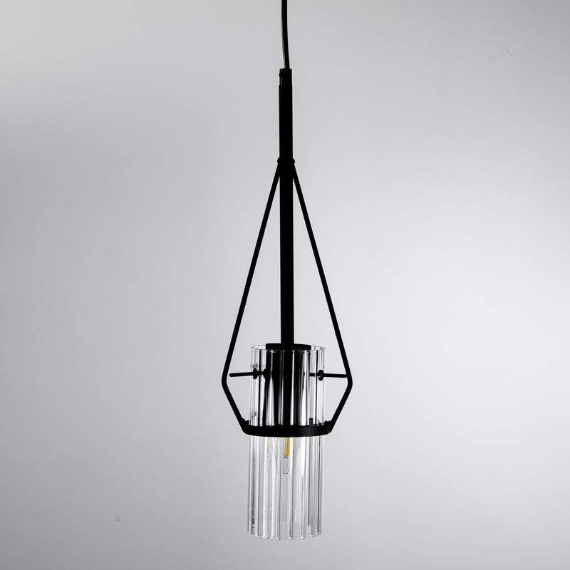  Светильник "Вираж" 211 (плафон 0016) НСБ 01-60-189 Е27 [ИМ] подвесной черн. Элетех 1005405276 фото в каталоге от BTSprom.by