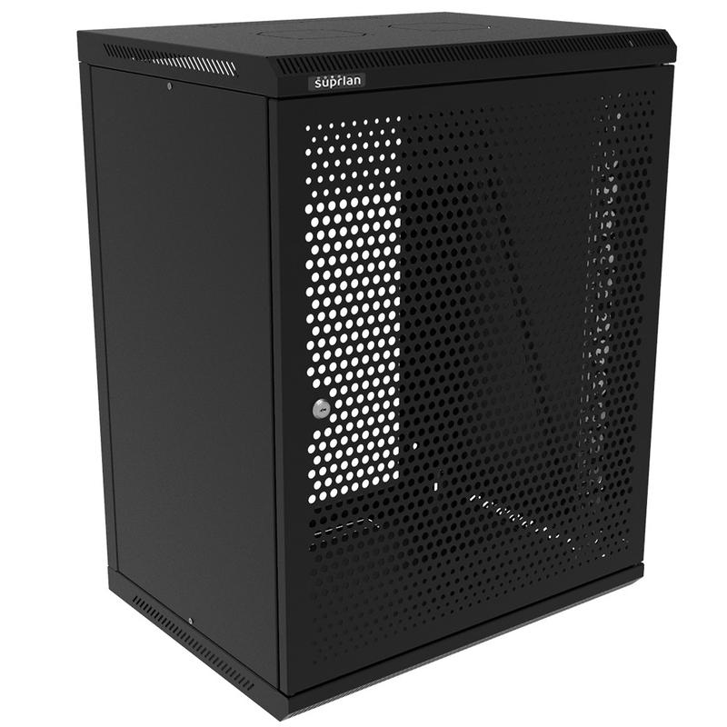 шкаф телекоммуникационный настенный твс-15u-600-450-пр-9005 suprlan 05-2155-b от BTSprom.by
