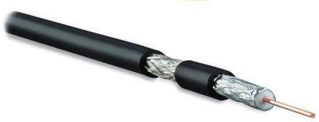 кабель коаксиальный coax-rg6-outdoor-500 rg-6 75ом (тв sat catv) жила 18 awg для внеш. прокл.; общ. d6.9мм pe (-40град.c - +60град.c) (уп.500м) hyperline 254852 от BTSprom.by