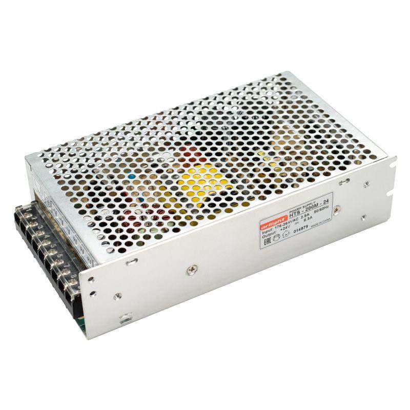 блок питания hts-200m-24 24в 8.3а 200вт ip20 сетка 3 года arlight 014979 от BTSprom.by