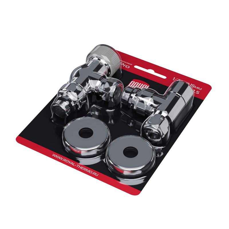  Набор термостатический осевой Design Pro 15мм М30х1.5 хром Royal Thermo НС-1646643 фото в каталоге от BTSprom.by
