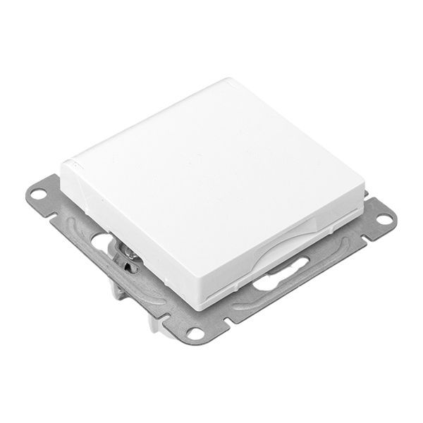  Розетка СП Эпика 16А IP44 с заземл. защ. шторки с крышкой механизм бел. EKF UP1-SOW-111-44 фото в каталоге от BTSprom.by