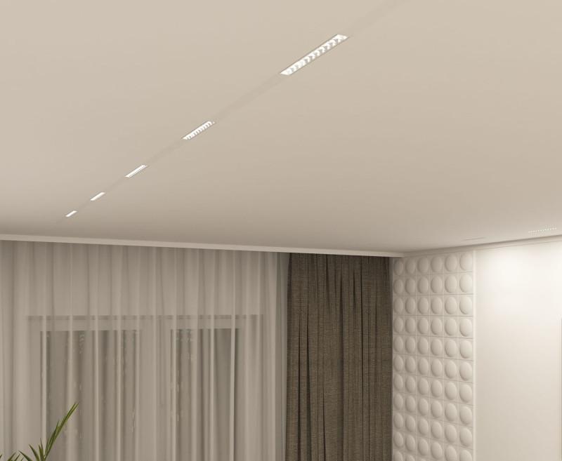  Светильник SMART LENS 9Вт 3000К-6000К DIM линейный бел. DENKIRS 629676 фото в каталоге от BTSprom.by