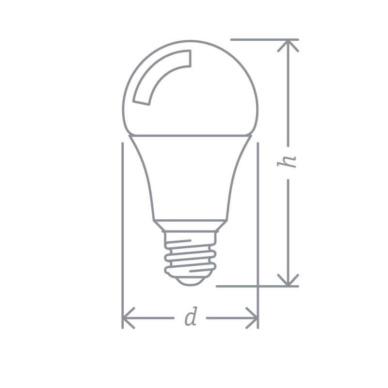 Лампа светодиодная 61 664 NLL-A60-10-127-4K-E27 10Вт грушевидная матовая 4000К нейтр. бел. E27 800лм 110-140В низковольтная Navigator 61664 фото в каталоге от BTSprom.by