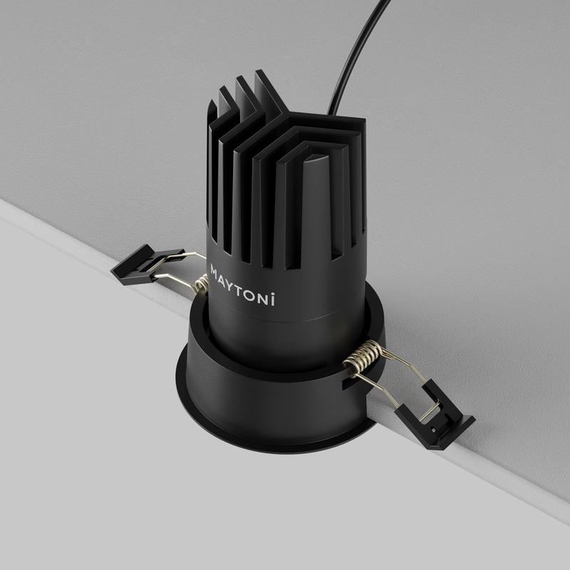  Светильник Dip 15Вт 4000К 50град. встраив. Maytoni DL118-15W-4K-B фото в каталоге от BTSprom.by