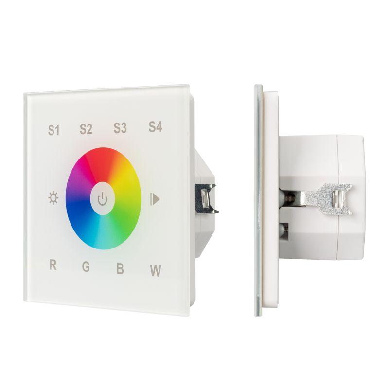 панель сенсорная dali-901-11-4g-rgbw-dt8-in white (bus/230в) (ip20 пластик) intelligent arlight 037202 от BTSprom.by