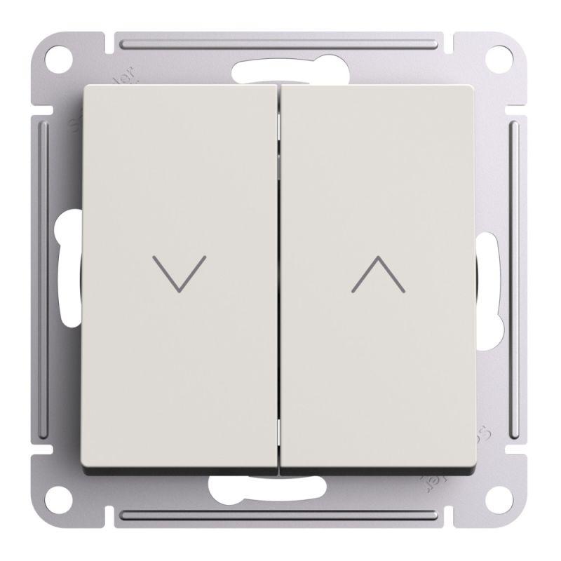  Выключатель для жалюзи 2-кл. AtlasDesign 10А механизм беж. SE ATN000219 фото в каталоге от BTSprom.by