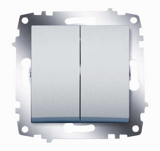 выключатель 2-кл. 1мод. сп cosmo 10а ip20 механизм алюм. abb 619-011000-202 от BTSprom.by