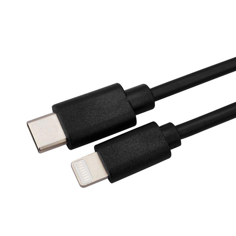  Кабель Type-C-Lightning 3A/1m/PVC/black Rexant 18-1827 фото в каталоге от BTSprom.by