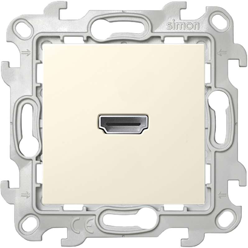 розетка hdmi 1.4 1-м сп simon 24 ip20 коннектор механизм сл. кость simon 2411094-031 от BTSprom.by