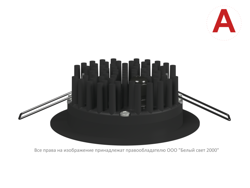  Светильник аварийный BS-ARUNA-81-L3-INEXI3-MSS3 IP40 Black Белый Свет a31887 фото в каталоге от BTSprom.by