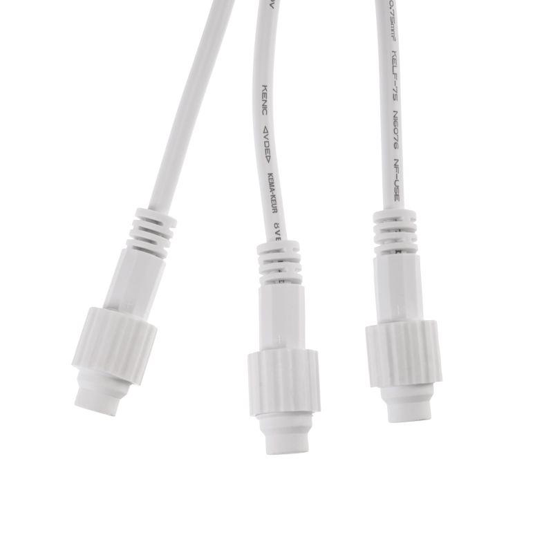  Разветвитель-Y для уличных гирлянд Professional (1 вход 3 выхода) бел. ПВХ Neon-Night 315-411 фото в каталоге от BTSprom.by