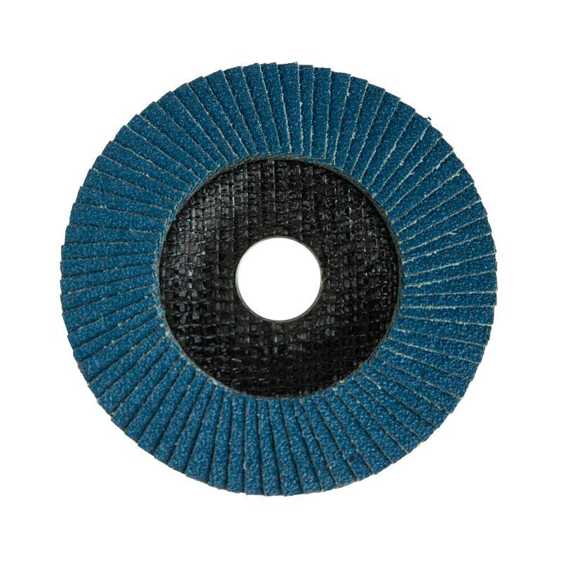 круг лепестковый торцевой циркониевый 125х22.2мм p80 inox kranz kr-90-0014-1 от BTSprom.by