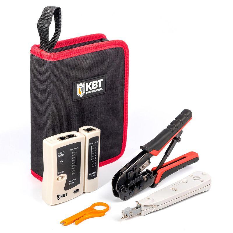  Набор для работ с сетевым кабелем LAN-4 КВТ 85935 фото в каталоге от BTSprom.by