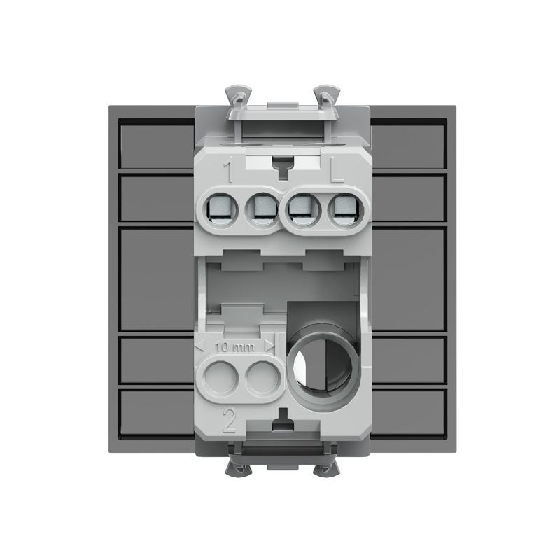  Выключатель модульный 1-кл. 2мод. Avanti "Черный квадрат" 16А IP20 черн. DKC 4402102 фото в каталоге от BTSprom.by