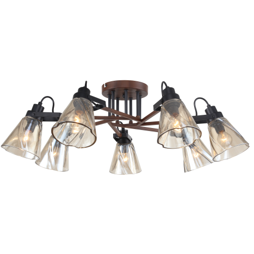 люстра clarissa 5098-307 7хe14 40вт лофт-кантри rivoli б0055508 от BTSprom.by