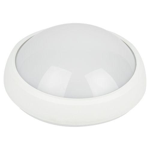 светильник светодиодный spb-1-08 (w) жкх 180х75 8вт 640лм 4000к ip54 круг бел. (инд.упак.) эра б0017326 от BTSprom.by