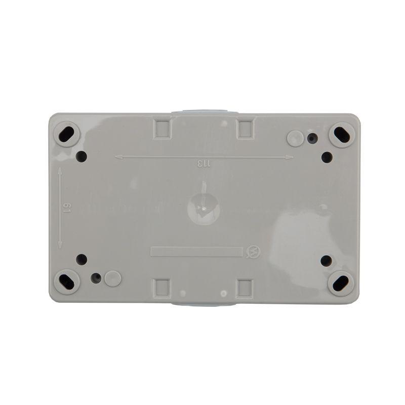  Блок ОП 2 розетки горизонт. INDUSTRIAL с заземл. IP54 сер. Kranz KR-78-0613 фото в каталоге от BTSprom.by