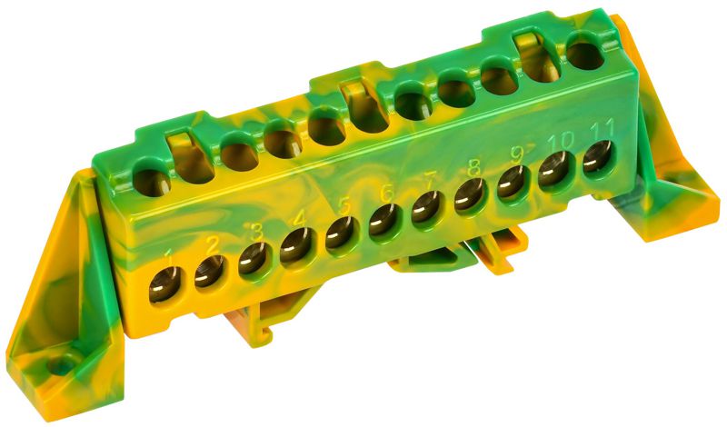 шина pe "земля" в комб. изол. "стойка" 6х9-11-жз tekfor iek tf-nn10-11-dp-k52 от BTSprom.by