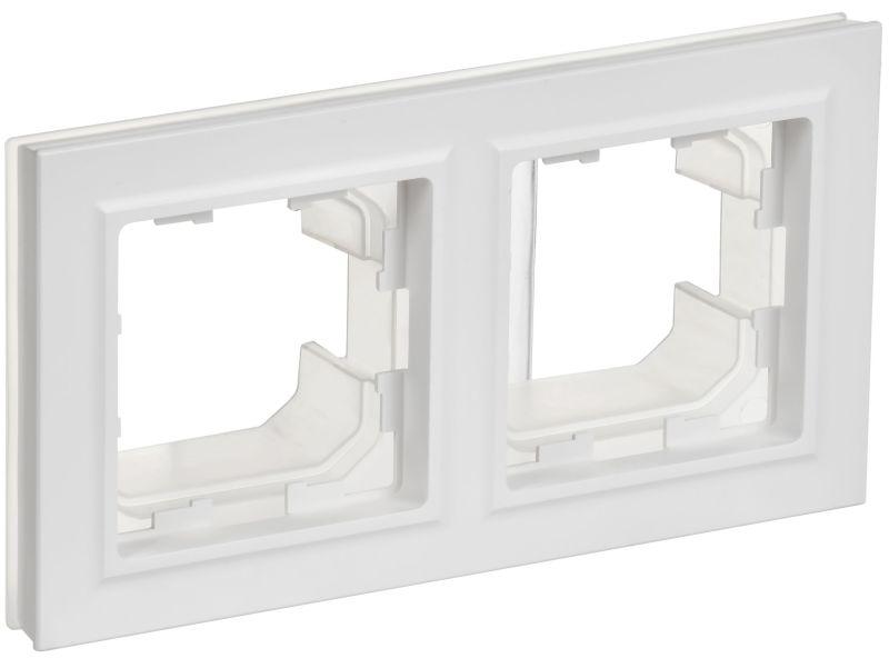 рамка 2-м brite ру-2-браб-44 ip44 арктич. бел. iek br-m22-44-k91 от BTSprom.by