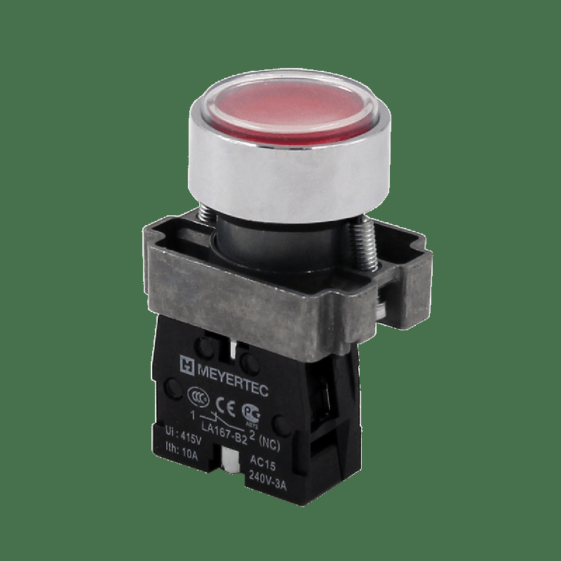 кнопка плоская 1nс ip67 металл mtb2-baf42 красн. овен 132650 от BTSprom.by