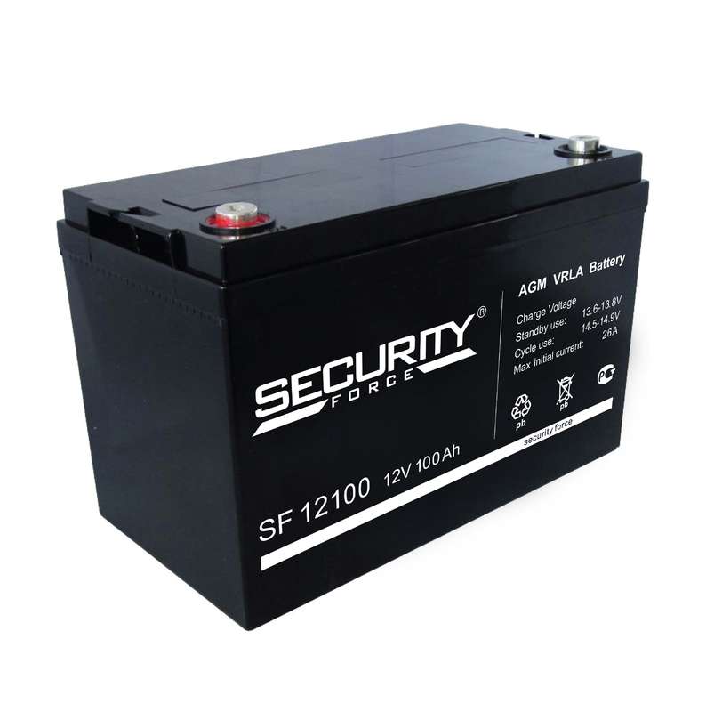 аккумулятор опс 12в 100а.ч sf 12100 security force 4614030010007 от BTSprom.by