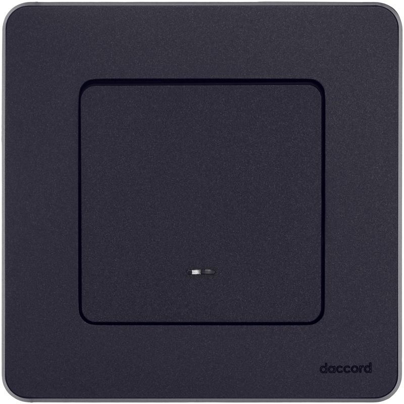  Выключатель 1-кл. Inspiria 10А IP20 250В 10AX с подсветкой/индикацией механизм антрацит IEK 673613 фото в каталоге от BTSprom.by