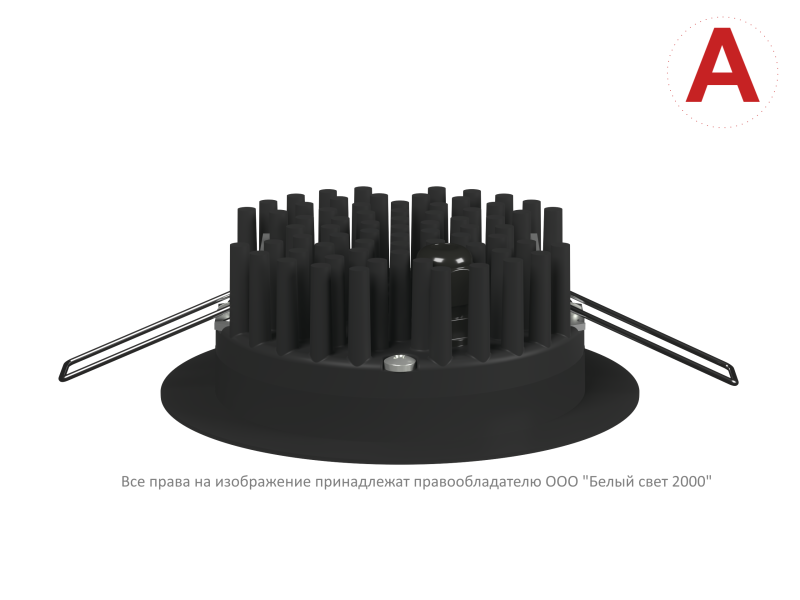  Светильник аварийный BS-ARUNA-83-L2-INEXI2 IP65 Black Белый Свет a31382 фото в каталоге от BTSprom.by