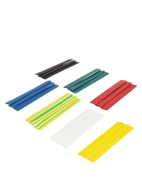  Набор трубок термоусадочных нг-LS 8/4 100мм 7 цветов по 3шт IEK UDR10-008-004-021-S фото в каталоге от BTSprom.by