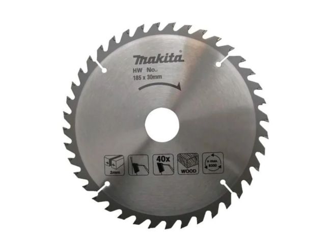 диск пильный 185х30/20 мм 40 зуб. по дереву makita d-81309 от BTSprom.by