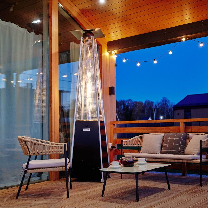  Камин уличный газовый инфракрасный Пирамида 13кВт Rexant 60-0023 фото в каталоге от BTSprom.by