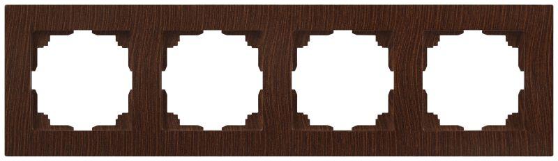 рамка 4-м сп accent 6-504-10 венге intro б0063715 от BTSprom.by