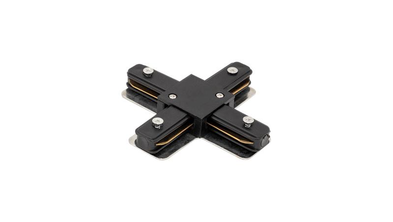 коннектор "x" для трековых систем черн. designled 00-00003727 от BTSprom.by