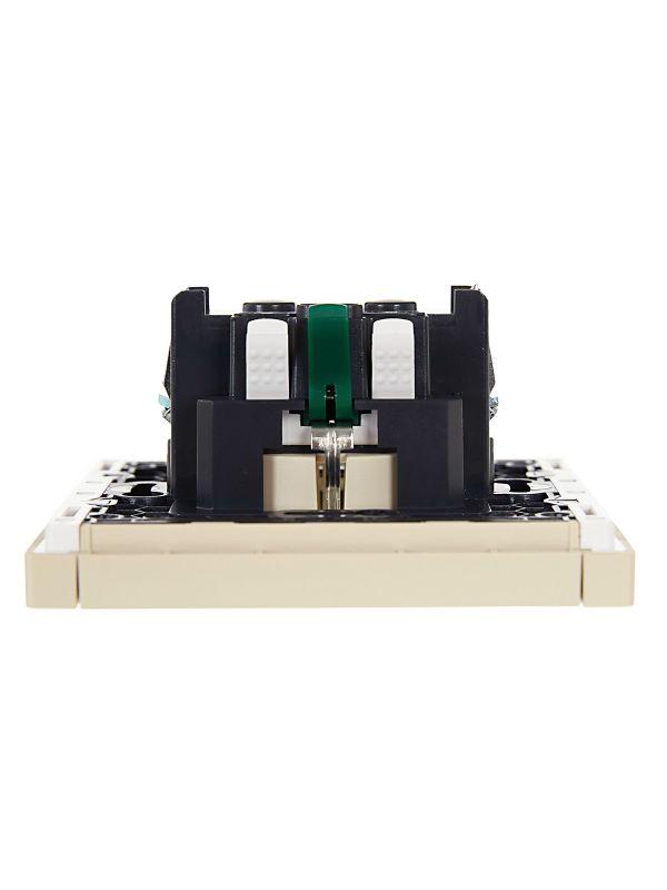  Розетка СП FORTE&PIANO FP413 16А с заземл. защ. шторки безвинт. крепл. ваниль IEK FP-R14-16-1-K10 фото в каталоге от BTSprom.by