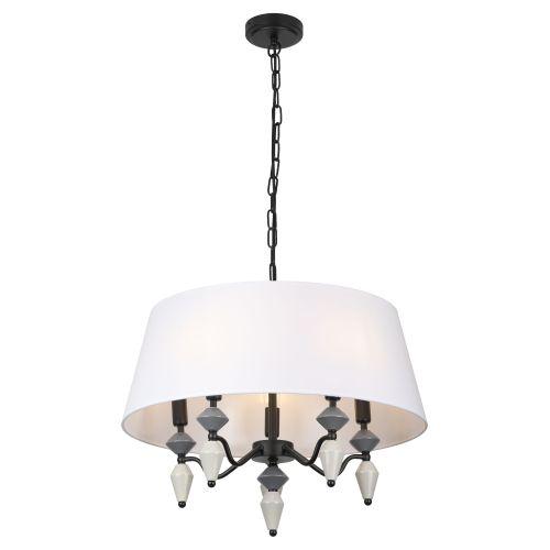 люстра alisia 2096-310 40вт 5хe14 классика rivoli б0066447 от BTSprom.by