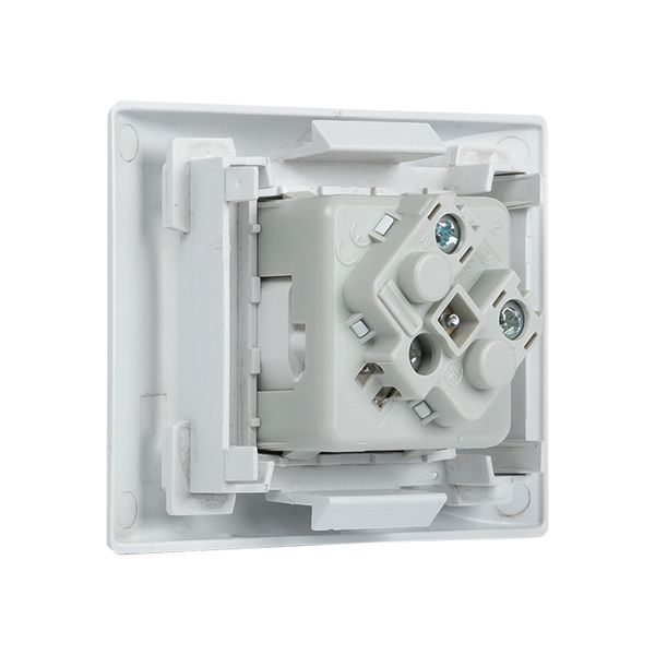  Розетка 45х45 PRO 45град. с заземл. белая EKF E6MR16-028-10-45 фото в каталоге от BTSprom.by