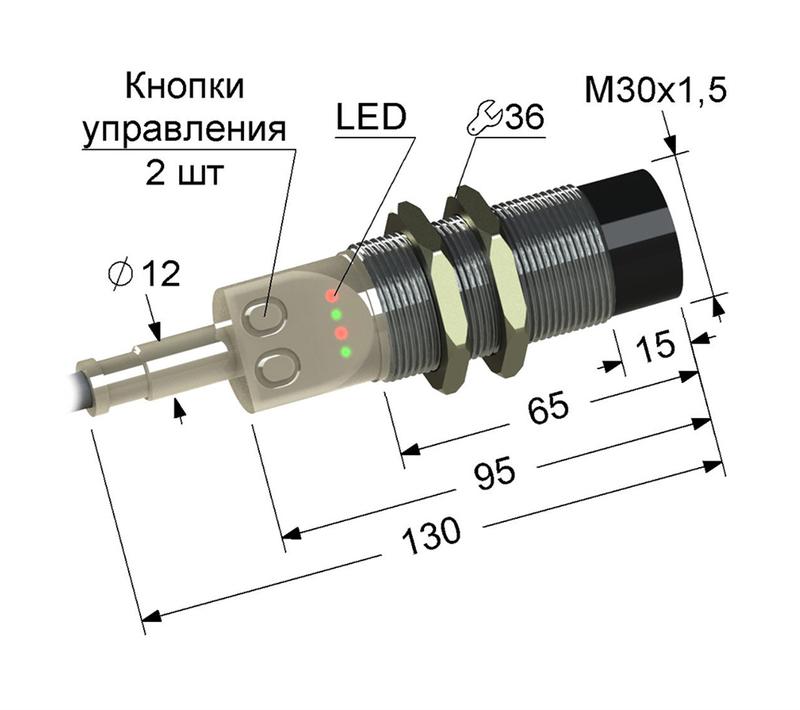 выключатель бесконтактный ps1p-30m130-15n125-z (вб1п.30м.130.15.12.5.z) мега-к a8010-t1327494279 от BTSprom.by