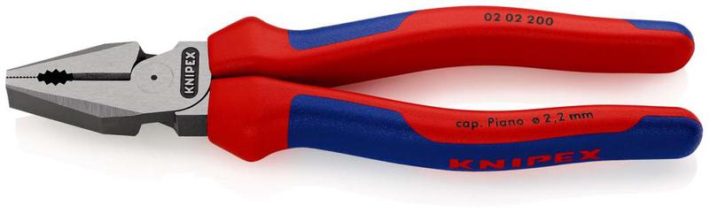 плоскогубцы комбинированные особой мощности l-200мм черн. knipex kn-0202200 от BTSprom.by