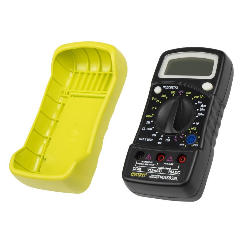  Мультиметр цифровой MAS830L ФАZА 5000490 фото в каталоге от BTSprom.by