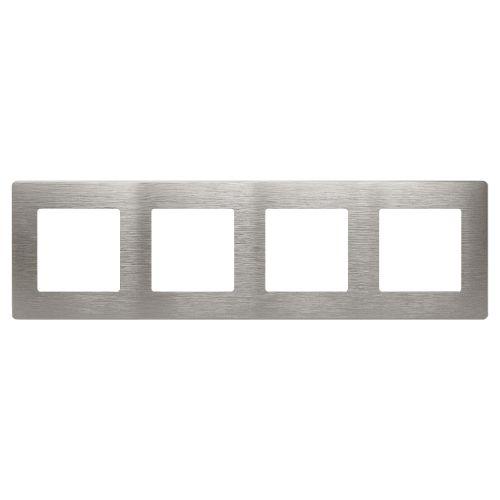 рамка 4-м эра12 12-5104-16 сатин титан эра б0065751 от BTSprom.by