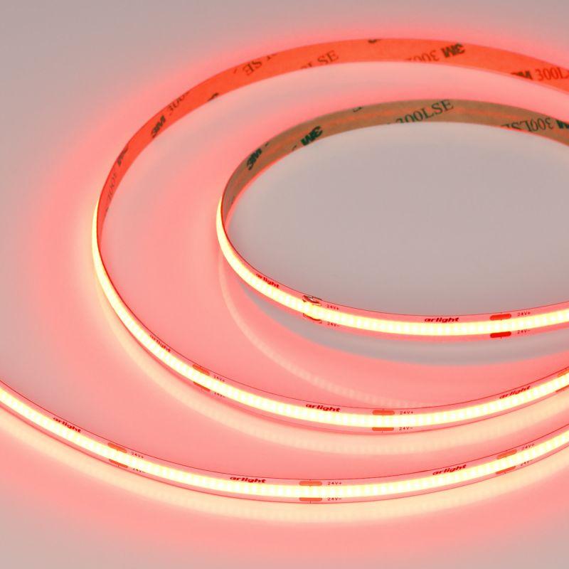 лента светодиодная cob-x480-8mm 24v red 8вт/м ip20 (уп.5м) arlight 047739 от BTSprom.by