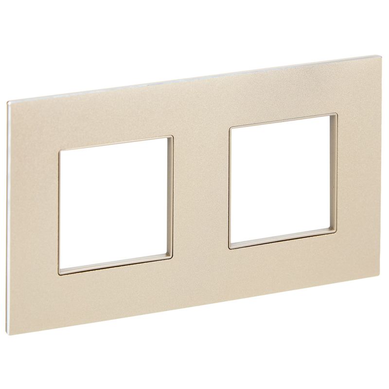 рамка 2-м skandy sk-f32sh металл шампань iek sk-m22-m-k37 от BTSprom.by