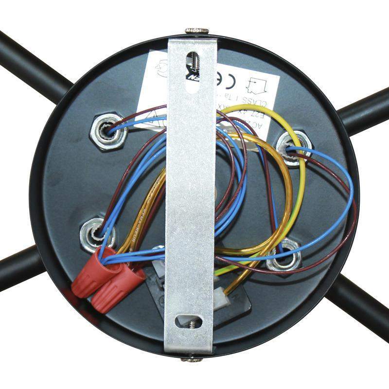  Светильник 11271В-4/4 (Плафон 8268) НПБ 01-4х60-126 Е27 ИУ черн. Элетех 1005404859 фото в каталоге от BTSprom.by