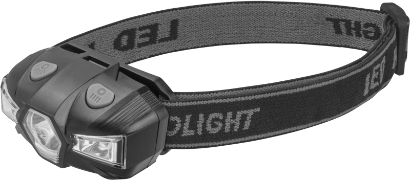 фонарь светодиодный налобный 90 915 opt-h10-1аа 1бledх1вт+2крled 5реж. 70лм ip44 онлайт 90915 от BTSprom.by