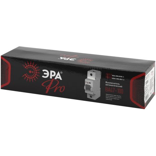  Выключатель автоматический модульный 3п C 100А ВА47-100 Pro NO-901-31 ЭРА Б0031792 фото в каталоге от BTSprom.by