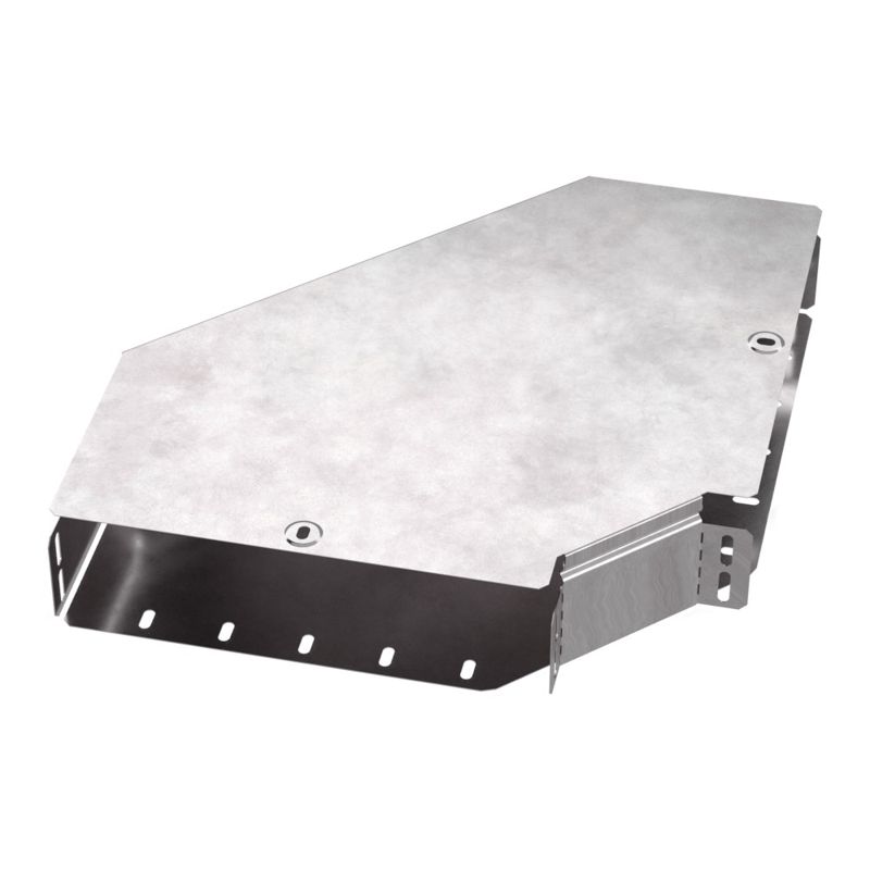 Угол для лотка горизонтальный 90град. 300х80 Стандарт с крышкой Промрукав PR16.0421 от BTSprom.by