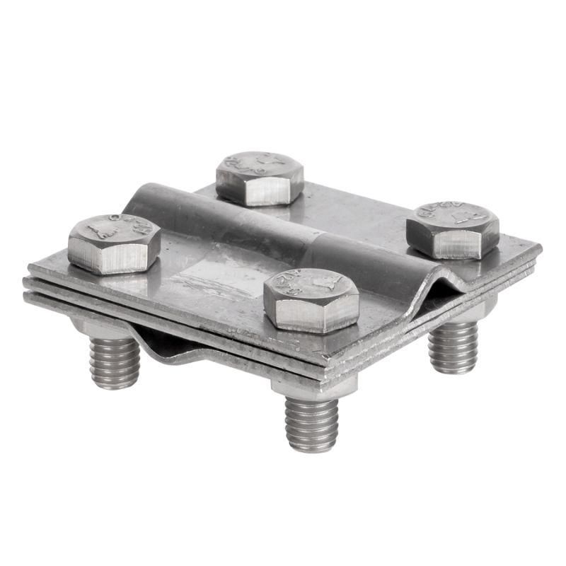 зажим крестовидный прут-прут (3 пластины 57х57мм) ni proxima ekf lp-55758-ni от BTSprom.by